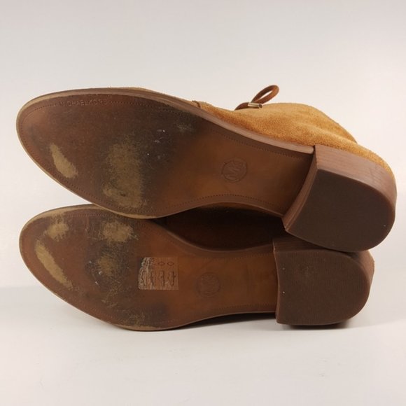 Michael Kors Brown Suede Ankle Boots - Picture 4 of 7